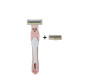 Feather Piany St Shaving Razor For Ladies For Back and Body With 2 Spare Blades Packed (PI-ST)